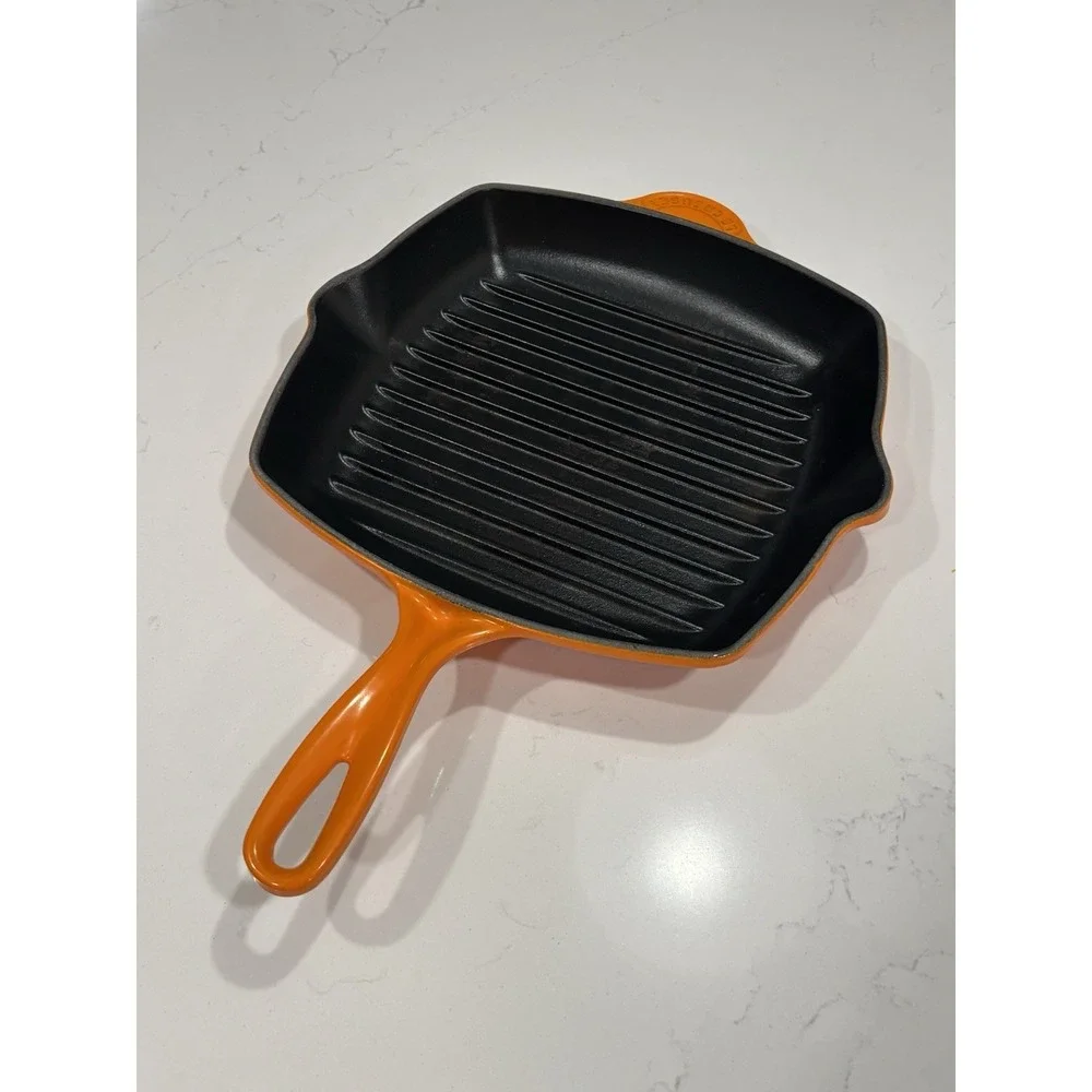 Le Creuset Cast Iron Square Skillet Grill 10.25